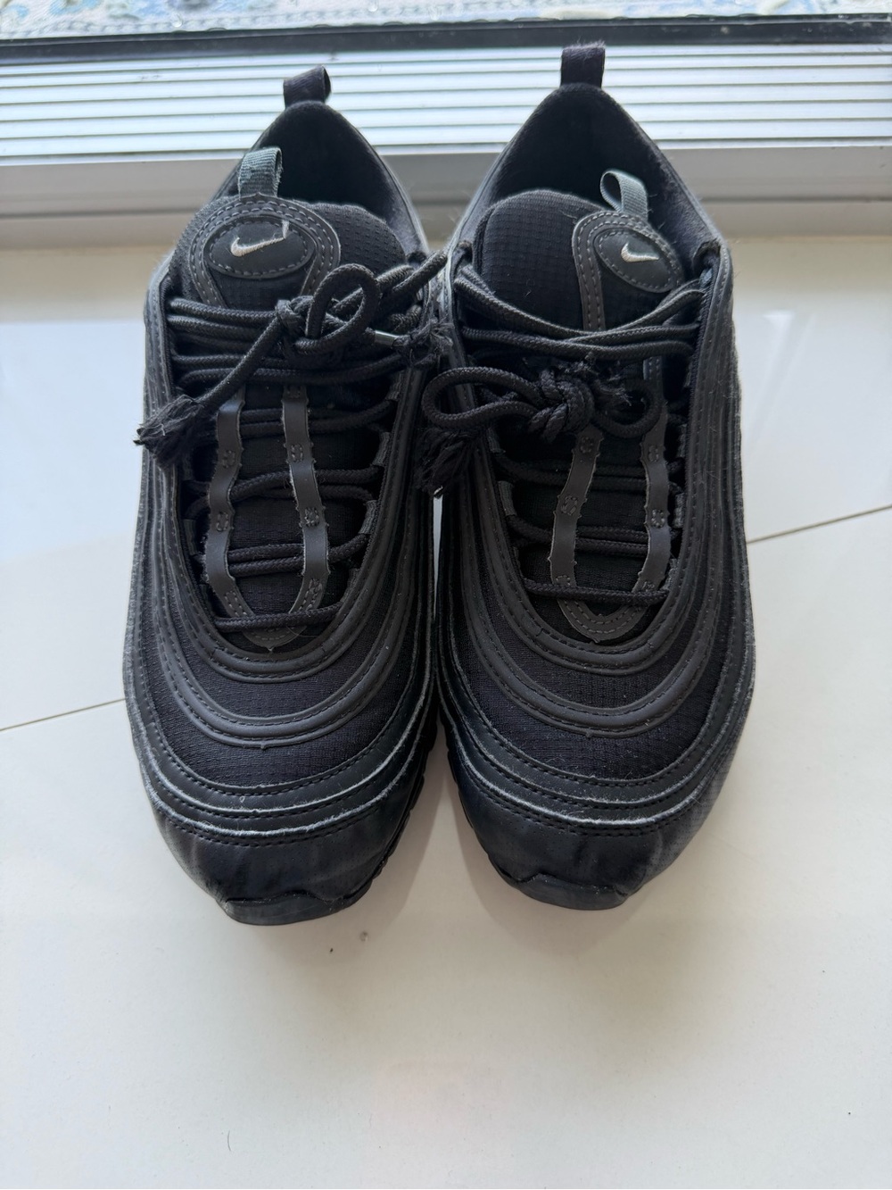 Nike youth Air Max 97 Sneakers — Black